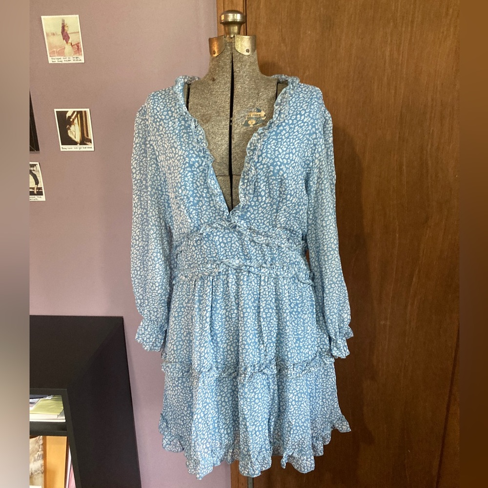 Boho long sleeve dress